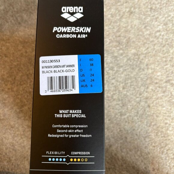 Arena Powerskin Carbon Air Competitive Swimming Suit - Picture 4 of 4